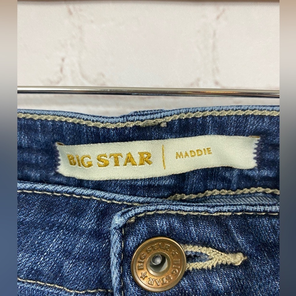 Big Star Denim Capris Womens Size 33 High Waisted Maddie Jean Capri Pants - Picture 3 of 7